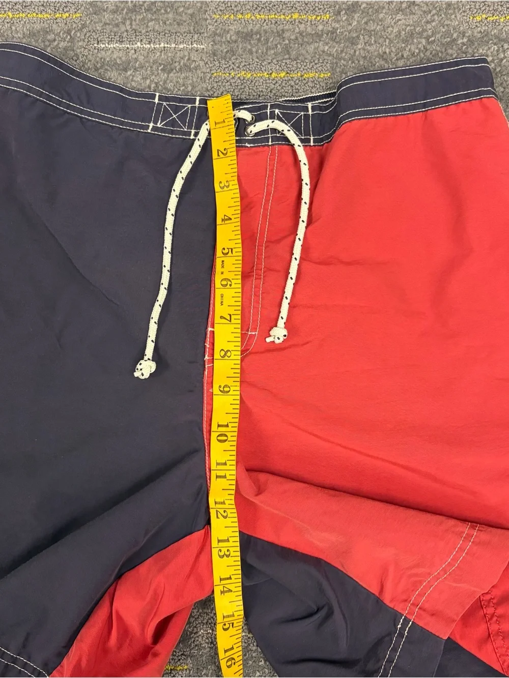 Polo Sport Ralph Lauren Swim Trunks Mens Large Lined Drawstring Pockets 90s Y2K